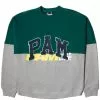 Perks And Mini PAM HALF WAY CREW NECK SWEAT SPRUCE/GREY 1 Perks And Mini PAM HALF WAY CREW NECK SWEAT SPRUCE/GREY -Bottoms Sales Store 137d57886b7b22e8eb97896e6cb7cd87 grande