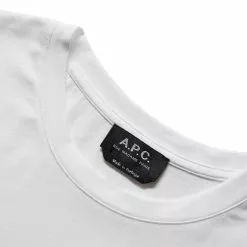 A.P.C. T-SHIRT TAO HOMME WHITE 9 A.P.C. T-SHIRT TAO HOMME WHITE -Bottoms Sales Store A.P.C.T SHIRTTAOHOMMEWHITESCOEZE H26178 4 grande
