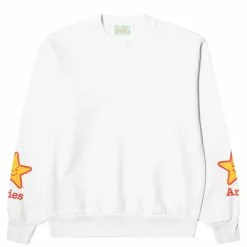 Aries FAST FOOD SWEAT WHITE