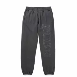 Awake NY BLOCK LOGO SWEATPANT CHARCOAL