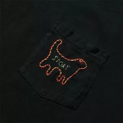 BODE SPORT POCKET TEE BLACK -Bottoms Sales Store BODESPORTPOCKETTEEBLACKMMR24CS10.C005 3 grande