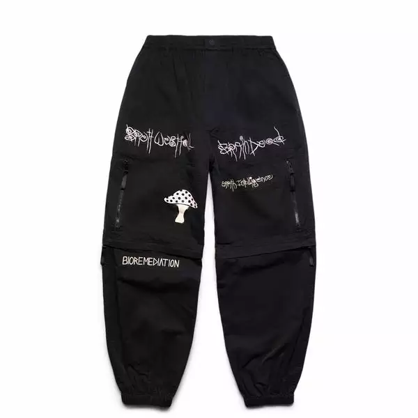 Brain Dead MUSHROOM UTILITY PANT BLACK 3 Brain Dead MUSHROOM UTILITY PANT BLACK