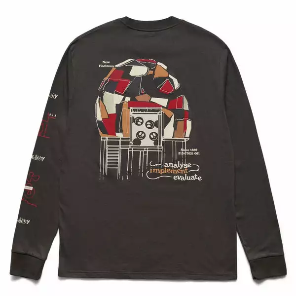 Carhartt WIP L/S DOME T-SHIRT STORMCLOUD 4 Carhartt WIP L/S DOME T-SHIRT STORMCLOUD - Image 2