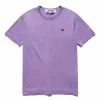 Comme Des Garçons Play SMALL RED HEART T-SHIRT PURPLE 2 Comme Des Garçons Play SMALL RED HEART T-SHIRT PURPLE -Bottoms Sales Store COMMEDESGARCONSPLAYMENST SHIRTPURPLESP1T314 1 grande