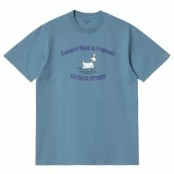 Carhartt WIP S/S 313 DUCKDIVISION T-SHIRT ICY WATER