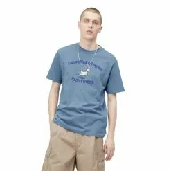 Carhartt WIP S/S 313 DUCKDIVISION T-SHIRT ICY WATER -Bottoms Sales Store CarharttWIPSS313DUCKVISIONT SHIRTICYWATERSI030206 0NW XX 3 grande