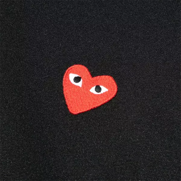 Comme Des Garçons Play PLAY HOODED SWEATSHIRT BLACK 5 Comme Des Garçons Play PLAY HOODED SWEATSHIRT BLACK - Image 3