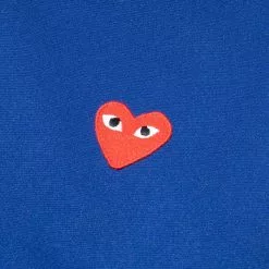 Comme Des Garçons Play PLAY HOODED SWEATSHIRT NAVY -Bottoms Sales Store CommedesGarconsPlayPLAYHOODEDSWEATSHIRTNAVYMP1T174 3 grande