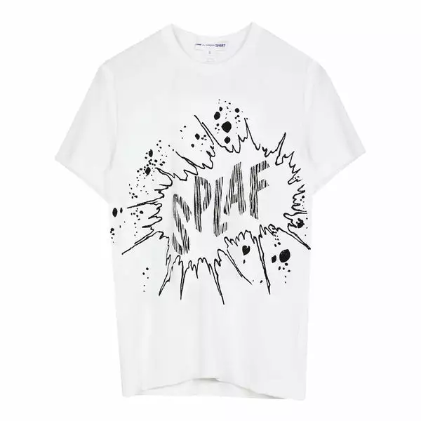 Comme Des Garçons SHIRT MEN'S T-SHIRT KNIT WHITE 3 Comme Des Garçons SHIRT MEN'S T-SHIRT KNIT WHITE