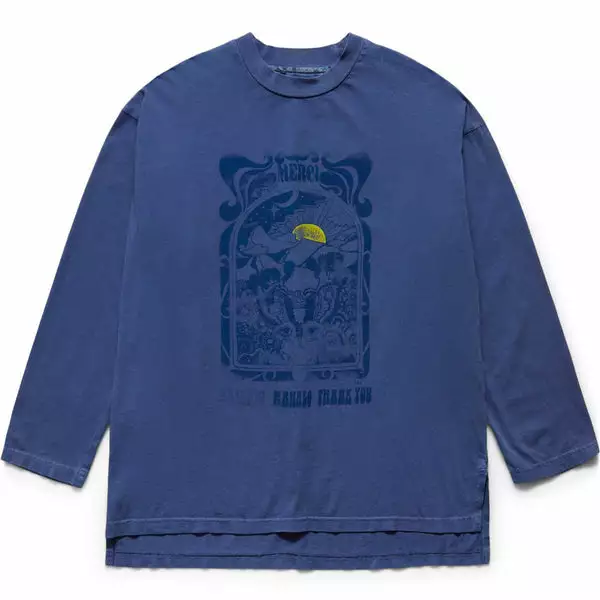 Dr. Collectors BASIC T MERCI TOUR DENIM BLUE 3 Dr. Collectors BASIC T MERCI TOUR DENIM BLUE