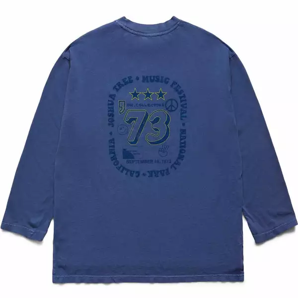 Dr. Collectors BASIC T MERCI TOUR DENIM BLUE 4 Dr. Collectors BASIC T MERCI TOUR DENIM BLUE - Image 2