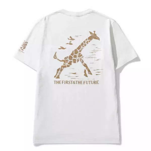 Engineered Garments PRINTED CROSS CREW NECK T-SHIRT WHITE - ELEPHANT E 4 Engineered Garments PRINTED CROSS CREW NECK T-SHIRT WHITE - ELEPHANT E - Image 2