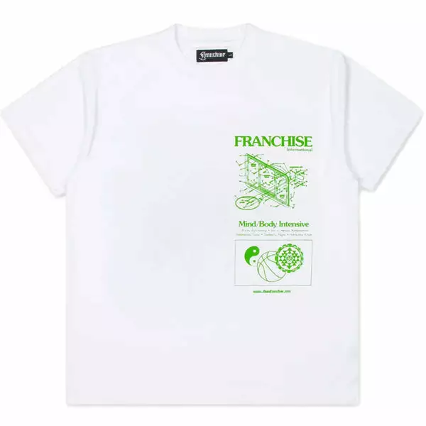 Franchise TOTAL HUMAN S/S TEE WHITE 3 Franchise TOTAL HUMAN S/S TEE WHITE
