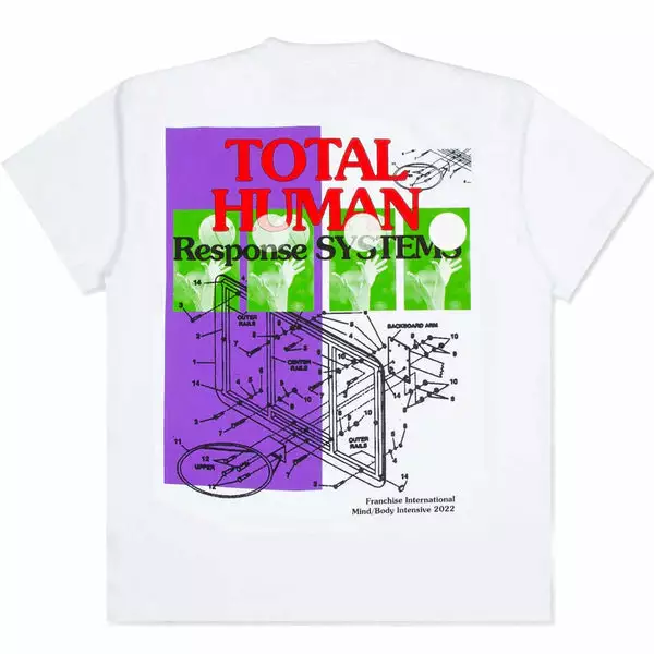 Franchise TOTAL HUMAN S/S TEE WHITE 4 Franchise TOTAL HUMAN S/S TEE WHITE - Image 2