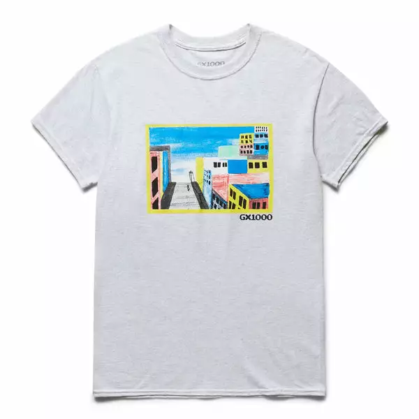 GX1000 SUNSET TEE ASH 3 GX1000 SUNSET TEE ASH