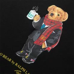 Polo Ralph Lauren MAGIC FLEECE LUNAR NEW YEAR BEAR SWEATSHIRT BLACK -Bottoms Sales Store POLORALPHLAURENLSMAGICFLEECELUNARNEWYEARBEARSWEATSHIRTBLACKS710892463002 3 grande