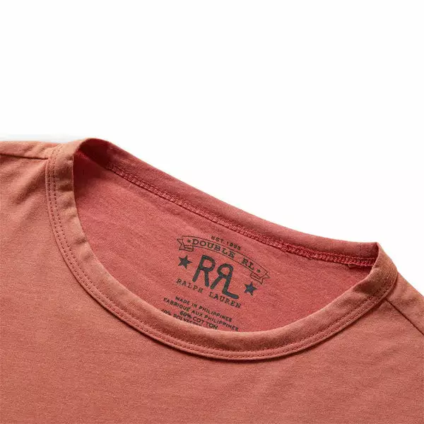 RRL S/S COTTON BLEND GRAPHIC T-SHIRT KRRL058 FADED RED 6 RRL S/S COTTON BLEND GRAPHIC T-SHIRT KRRL058 FADED RED - Image 4