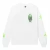 Real Bad Man FREE THE WEED L/S TEE WHITE -Bottoms Sales Store RealBadManFREETHEWEEDLSTEEWHITESRBM09031 1 grande