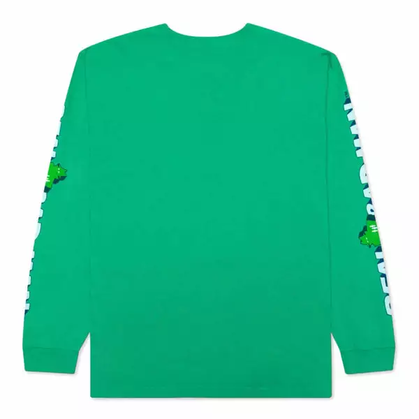Real Bad Man GRAPHIC CONTENT L/S TEE FUNK GREEN 4 Real Bad Man GRAPHIC CONTENT L/S TEE FUNK GREEN - Image 2