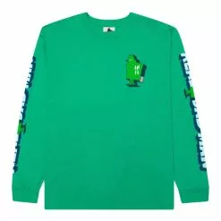 Real Bad Man GRAPHIC CONTENT L/S TEE FUNK GREEN