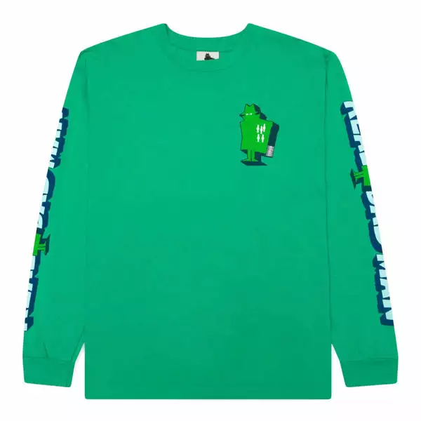 Real Bad Man GRAPHIC CONTENT L/S TEE FUNK GREEN 3 Real Bad Man GRAPHIC CONTENT L/S TEE FUNK GREEN