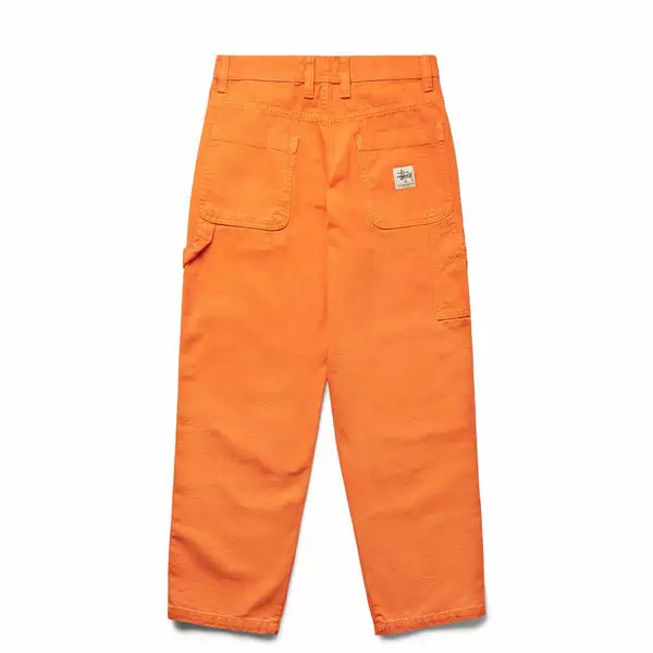 Stüssy CANVAS WORK PANT ORANGE 4 Stüssy CANVAS WORK PANT ORANGE - Image 2