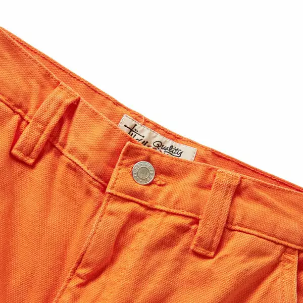 Stüssy CANVAS WORK PANT ORANGE 5 Stüssy CANVAS WORK PANT ORANGE - Image 3