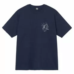 Stüssy FIRE DICE TEE NAVY