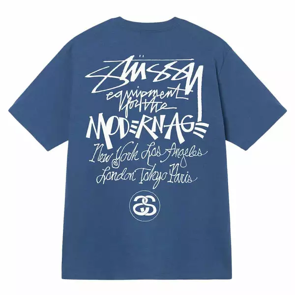 Stüssy MODERN AGE TEE MIDNIGHT 4 Stüssy MODERN AGE TEE MIDNIGHT - Image 2