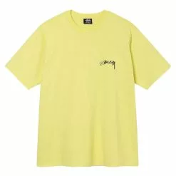 Stüssy MODERN AGE TEE YELLOW