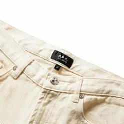 A.P.C. JEAN MARTIN ECRU 8 A.P.C. JEAN MARTIN ECRU -Bottoms Sales Store a.p.c.JEANMARTINECRU30COEUG H09121 3 grande