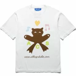 ALLCAPSTUDIO ACS TEDDY FROG T-SHIRT WHITE