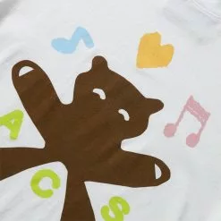 ALLCAPSTUDIO ACS TEDDY FROG T-SHIRT WHITE -Bottoms Sales Store allcapsstudioACSTEDDYFROGT SHIRTWHITESACS14 009 3 grande