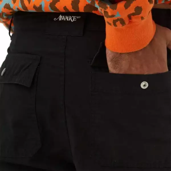 Awake NY MILITARY CARGO PANT BLACK 6 Awake NY MILITARY CARGO PANT BLACK - Image 4