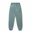 Awake NY PIGMENT DYED EMBROIDERED SWEATPANTS SLATE