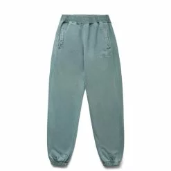 Awake NY PIGMENT DYED EMBROIDERED SWEATPANTS SLATE