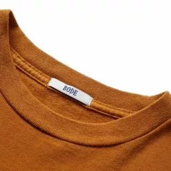 BODE EMBELLISHED LION TEE MARIGOLD -Bottoms Sales Store bodeEMBELLISHEDLIONTEEMARIGOLDMMRCS000007 3 grande