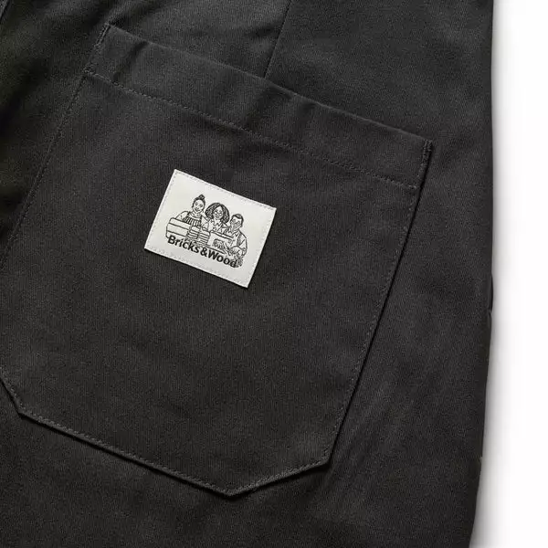 Bricks & Wood WIDE LEGGED PANTS BLACK 6 Bricks & Wood WIDE LEGGED PANTS BLACK - Image 4