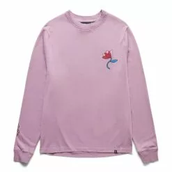 By Parra CLOUDY STAR LONG SLEEVE T-SHIRT LAVENDER