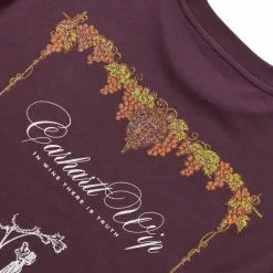 Carhartt WIP VINO L/S T-SHIRT DARK PLUM -Bottoms Sales Store carharttWIPWLSVINOT SHIRTDARKPLUMXSI030938 0W8 XX 5 grande