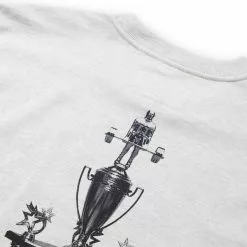 Carhartt WIP X NB L/S T-SHIRT ASH HEATHER/DARK NAVY -Bottoms Sales Store carharttXNBLST SHIRT CONS ASHHEATHERDARKNAVYSI030724 6 grande