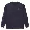 Carhartt WIP X NB L/S T-SHIRT DARK NAVY/WAX -Bottoms Sales Store carharttXNBLST SHIRT CONS DARKNAVYWAXSI030724 1 grande