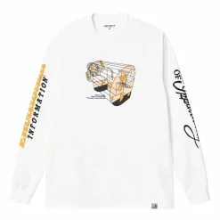 Carhartt WIP L/S LIVING T-SHIRT WHITE