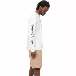 Carhartt WIP L/S STATIC MAGIC T-SHIRT WHITE -Bottoms Sales Store carharttwipLSSTATICMAGICT SHIRTWHITEXSI030192 02 XX 4 grande