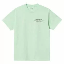 Carhartt WIP S/S LEAVING EARTH T-SHIRT PALE/SPEARMINT/BLACK