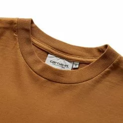 Carhartt WIP S/S VERSE PATCH T-SHIRT HAMILTON BROWN (GARMENT DYED) -Bottoms Sales Store carharttwipSSVERSEPATCHT SHIRTHAMILTONBROWN GARMENTDYED SI030667 HZ GD 4 grande