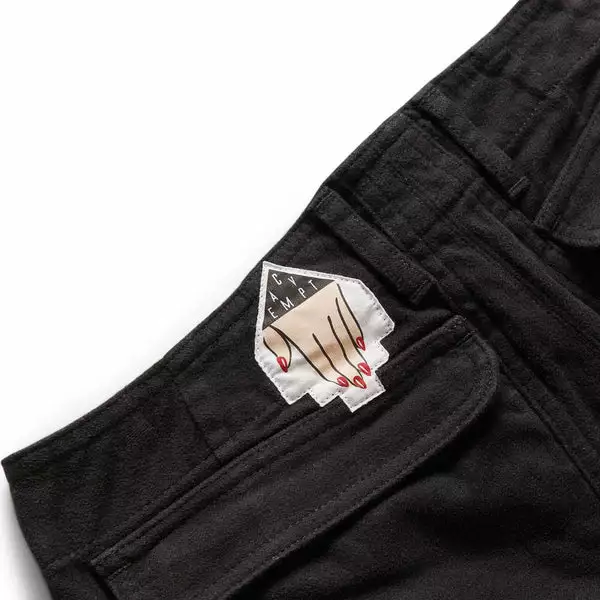 Cav Empt BRUSHED COTTON CASUAL PANTS BLACK 7 Cav Empt BRUSHED COTTON CASUAL PANTS BLACK - Image 5