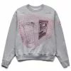 Cav Empt WASTE GRID CREW NECK GREY 1 Cav Empt WASTE GRID CREW NECK GREY -Bottoms Sales Store cavemptWASTEGRIDCREWNECKGREYSCES22CS03 1 grande