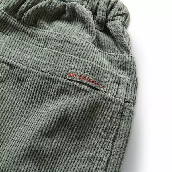 Dr. Collectors P23 BIG WALE CORDUROY ARMY GREEN 6 Dr. Collectors P23 BIG WALE CORDUROY ARMY GREEN - Image 4