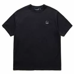 Fred Perry X RAF OVERSIZED PRINTED T-SHIRT BLACK